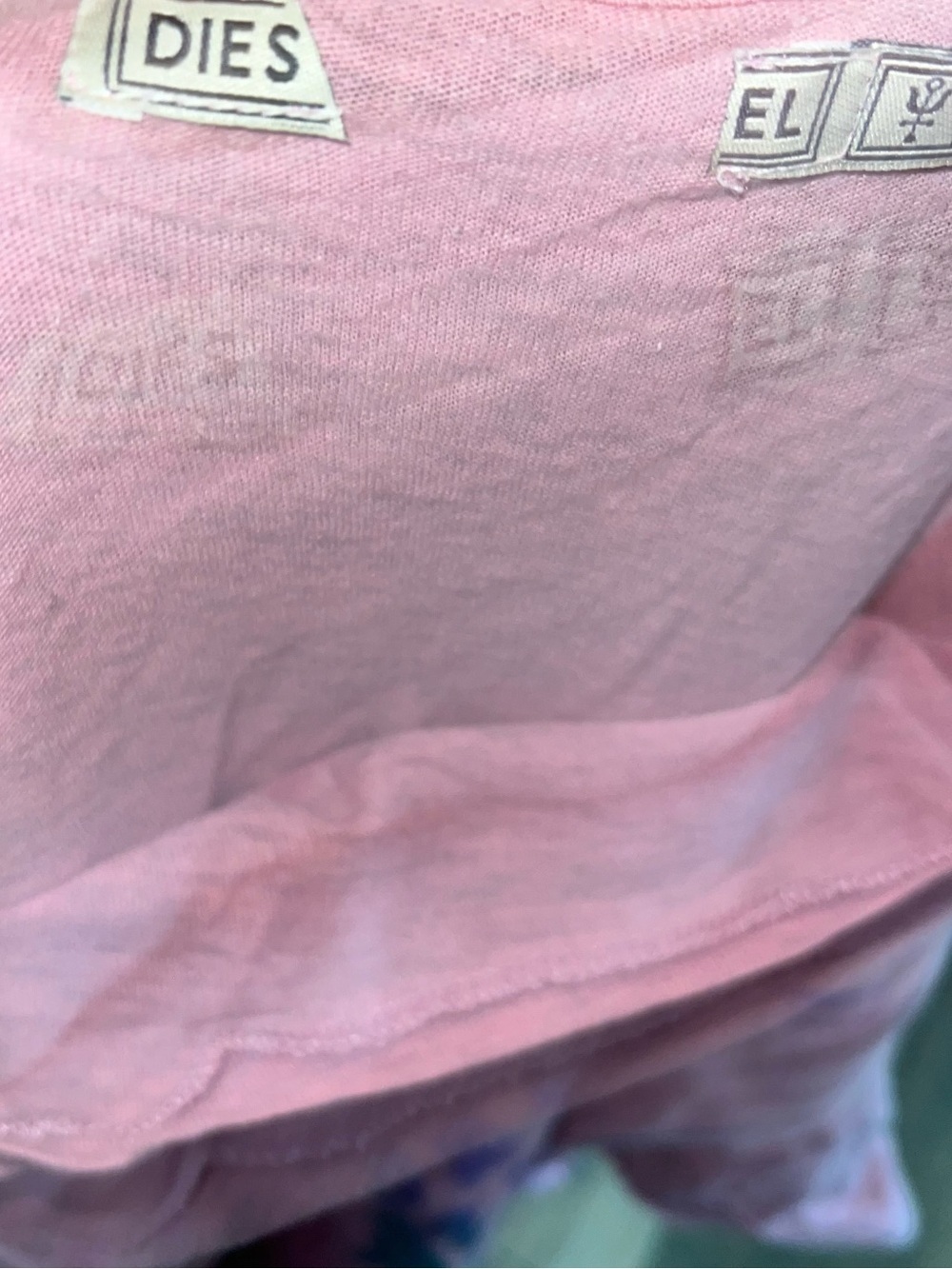 Diesel Pink Graphic 'Alchemic Erosion Control' Tee View 4